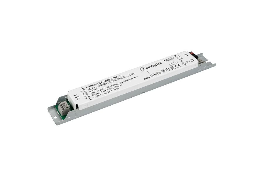 Блок питания Arlight ARV-LG-24060-LINEAR-PFC-DALI2-PD (24V, 2.5A, 60W) 049480