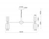 Подвесная люстра Arte Lamp Charm A1623LM-16GO