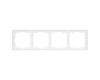 Рамка пластиковая Arlight FRM-NOBE-SFPL-4-WH 054223