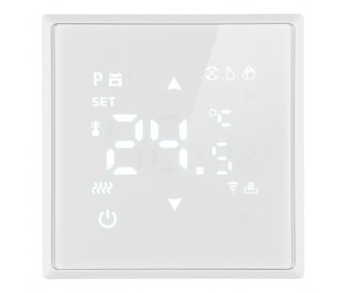 Терморегулятор Wi-Fi (механизм) Stekker Эмили RSW00-5119-01 белый фарфор soft touch 50376