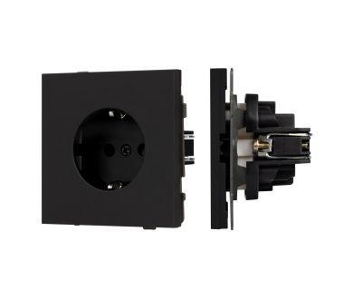 Купить Механизм электрической розетки Arlight SCT-TENDO-MEU1-SFPL-BK (230V, 16A) 054638 Механизм электрической розетки Arlight SCT-TENDO-MEU1-SFPL-BK (230V, 16A) 054638