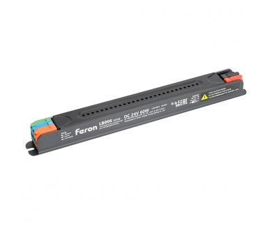 Трансформатор для светодиодной ленты с диммированием Feron LB006 60W 24V IP20 52128