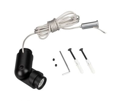 Коннектор поворотный Arlight MAG-FLEX-CON-POWER-TURN-KIT (BK) 034058