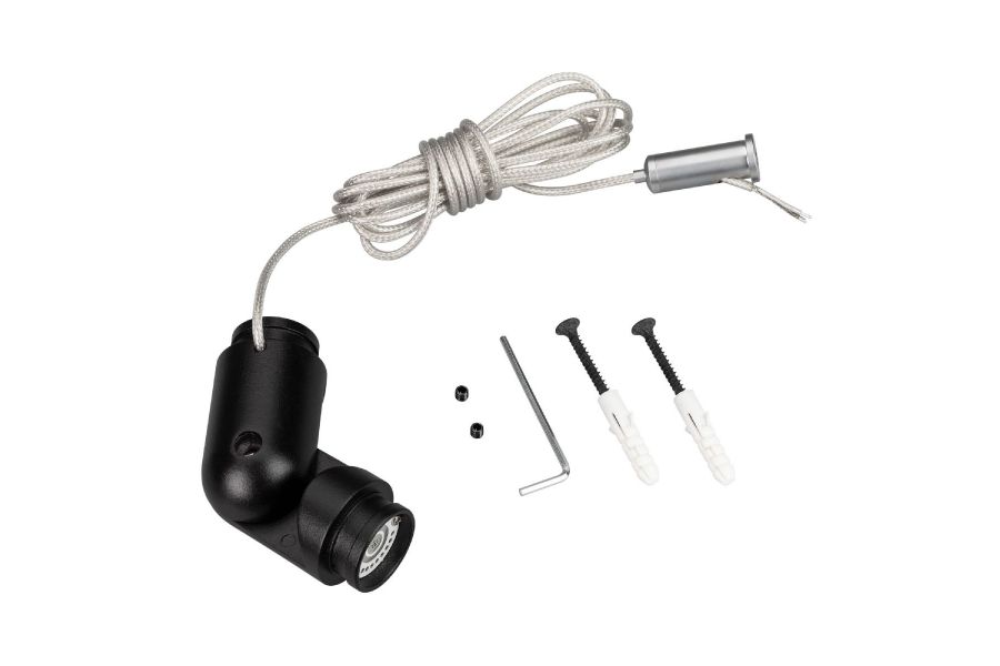 Коннектор поворотный Arlight MAG-FLEX-CON-POWER-TURN-KIT (BK) 034058