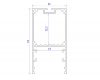 Алюминиевый профиль Ambrella Light Profile System GP3000AL