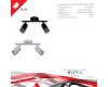 Накладной спот  Reluce 16001-9.5-002CT SPOT LIGHT GU10 BK