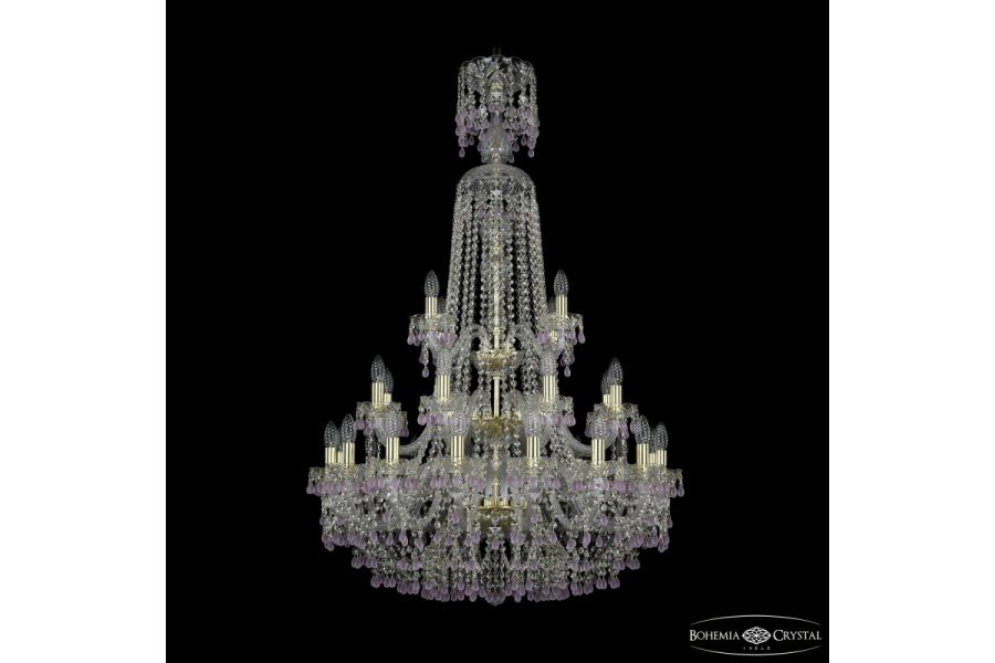 Подвесная люстра Bohemia Ivele Crystal 1410/16+8+4/300/XL-130/3d G V7010
