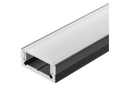 Алюминиевый профиль Arlight SL-SLIM-H7-2000 BLACK 037110