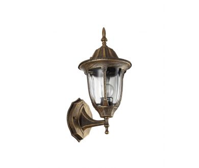 Уличный настенный светильник ЭРА Галатея GBW-105-BR-0380 230В Е27 IP54 бронза вверх Б0071484