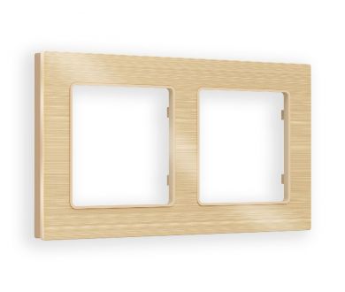 Рамка двухместная Ambrella Volt Platos AF550302