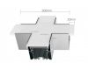 Угол Arlight S2-LINE-7977-X90 крестовой 021265