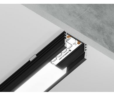 Алюминиевый накладной профиль Ambrella Light Alum Profile GP1750BK