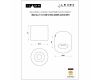 Накладной светильник iLedex Metrica 113-12W-D100-4000K-24DG-WH