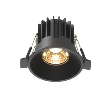 Встраиваемый светильник Maytoni Round DL058-7W2.7K-B