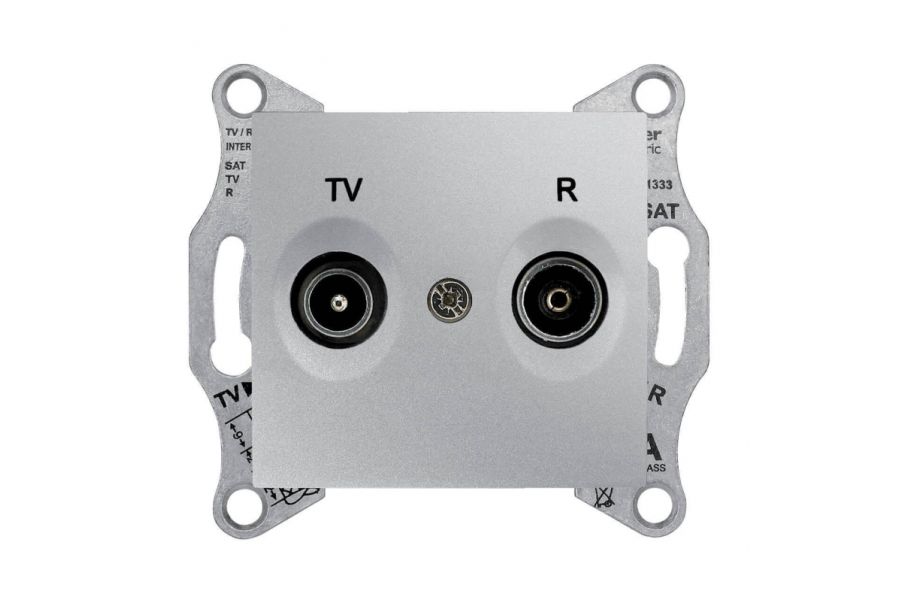 Розетка TV/R проходная Schneider Electric Sedna 8dB SDN3301360