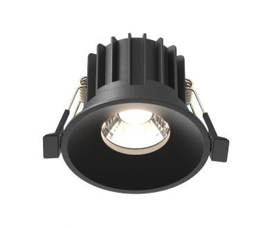 Встраиваемый светильник Maytoni Round DL058-12W-DTW-B