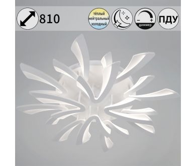 Потолочная люстра Reluce 59090-0.3-8+4 WH