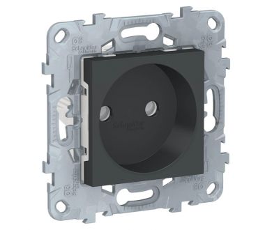 Розетка Schneider Electric Unica New б/з со шторками 16A 250V NU503354