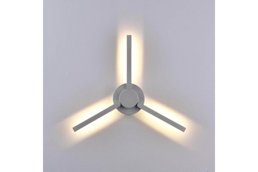 Уличный настенный светодиодный светильник Elektrostandard 1665 Techno LED Lever белый 4690389119682