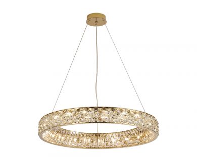 Подвесная люстра Newport Tiffany 8532/80 C gold polished М0070799