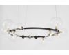 Подвесная люстра Lumina Deco LDP 7033-15 BK+CL