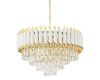 Подвесная люстра Lumina Deco Funneli LDP 6003-500 WT+F.GD