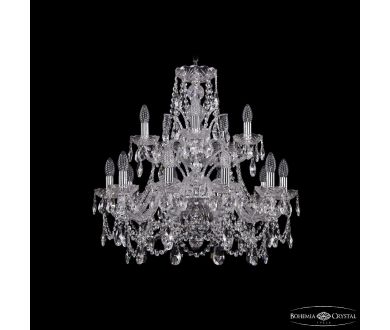Подвесная люстра Bohemia Ivele Crystal 1411/10+5/240/2d Ni