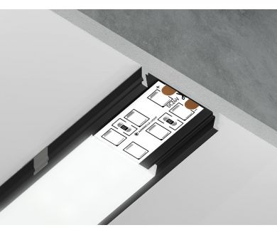 Алюминиевый накладной профиль Ambrella Light Alum Profile GP1800BK