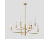 Люстра на штанге Crystal Lux SIMPLY SP8 BRASS