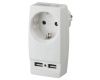 Разветвитель электрический Эра SP-1e-USB-W Б0026332