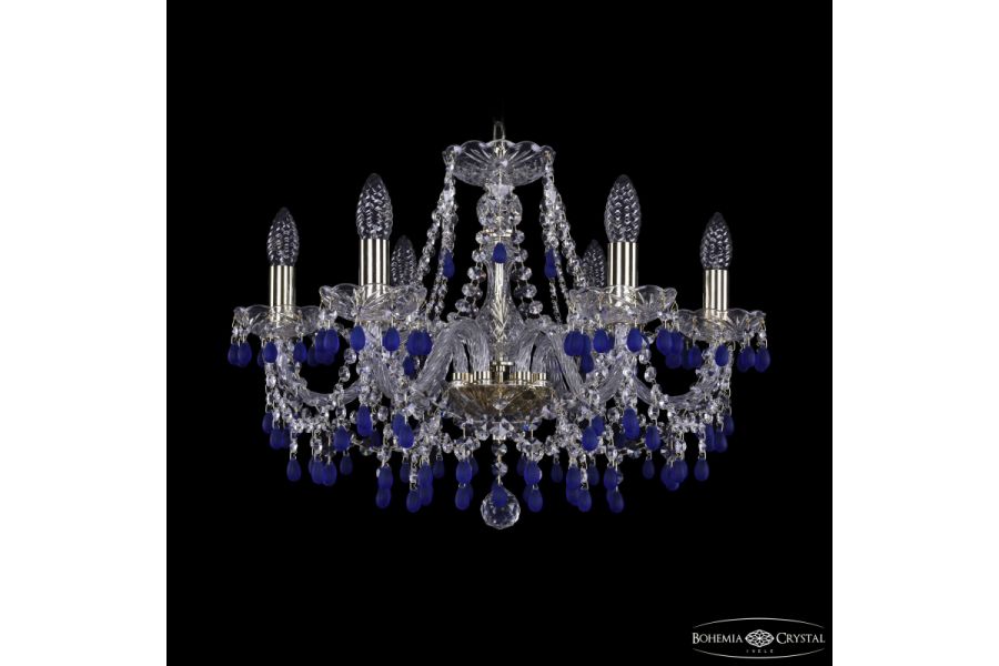 Подвесная люстра Bohemia Ivele Crystal 1410/6/195 G V3001