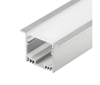 Профиль с экраном Arlight SL-LINIA49-F-2500 ANOD+OPAL 020469