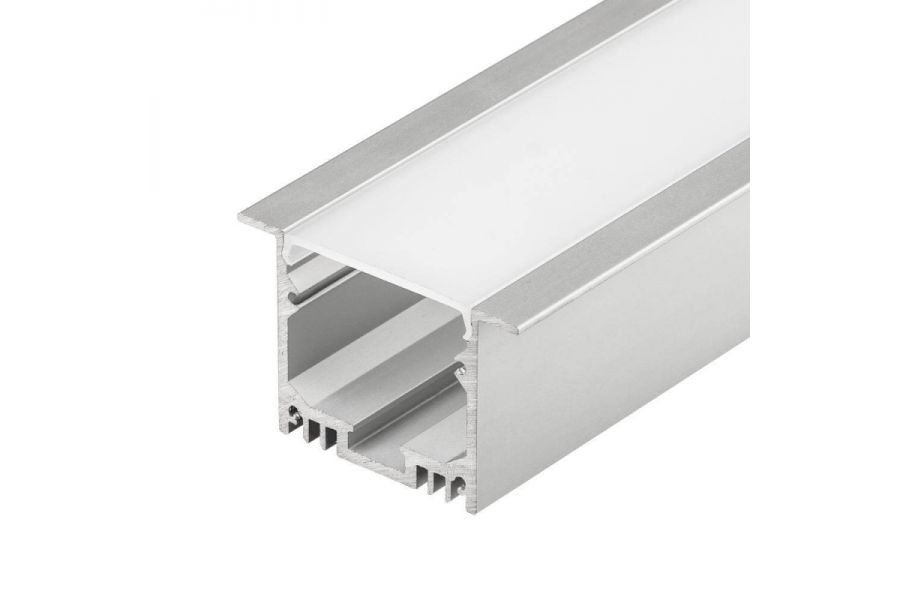 Профиль с экраном Arlight SL-LINIA49-F-2500 ANOD+OPAL 020469