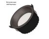 Встраиваемый светильник Arlight MS-DROP-BUILT-R137-24W Warm3000 (BK, 90 deg, 230V) 041499