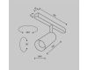 Трековый магнитный светильник Maytoni Technical Magnetic track system Exility Focus LED TR032-2-5W4K-M-BW
