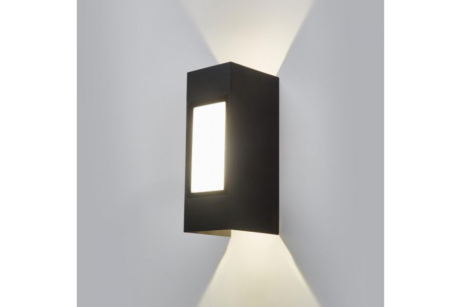 Уличный настенный светильник Elektrostandard 1638 Techno LED черный 4690389182044 a054929
