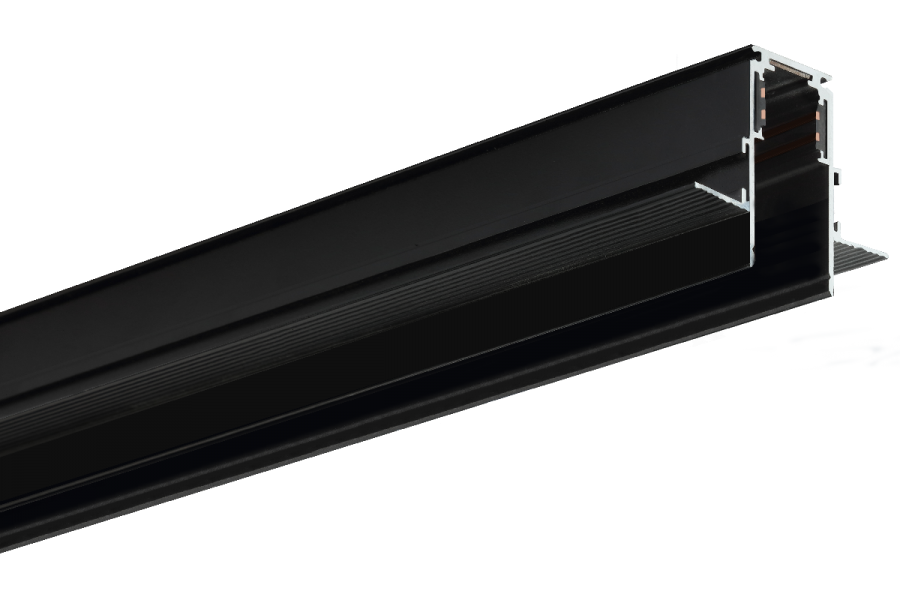Шинопровод магнитный встраиваемый iLedex Vision 4822-65/48-2000-BK