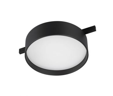 Трековый магнитный светильник Arlight MAG-MICROCOSM-RONDO-R113-12W Warm2700 (BK, 100 deg, 24V) 055471