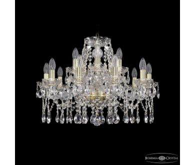 Подвесная люстра Bohemia Ivele Crystal 1413/10+5/220 G