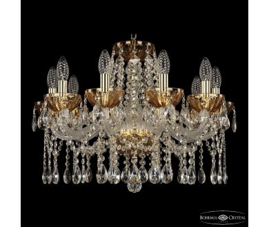 Купить Подвесная люстра Bohemia Ivele Crystal 5413/10/200 G Amber/M-1H Подвесная люстра Bohemia Ivele Crystal 5413/10/200 G Amber/M-1H