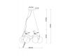 Подвесная люстра Arte Lamp Camomilla A9712LM-6SG