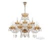Подвесная люстра Bohemia Ivele Crystal 5417/10+5/240 G Shampan/M-1H