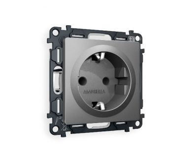 Комплект механизма розетки с/з со шторками Ambrella Volt Alfa MA657010