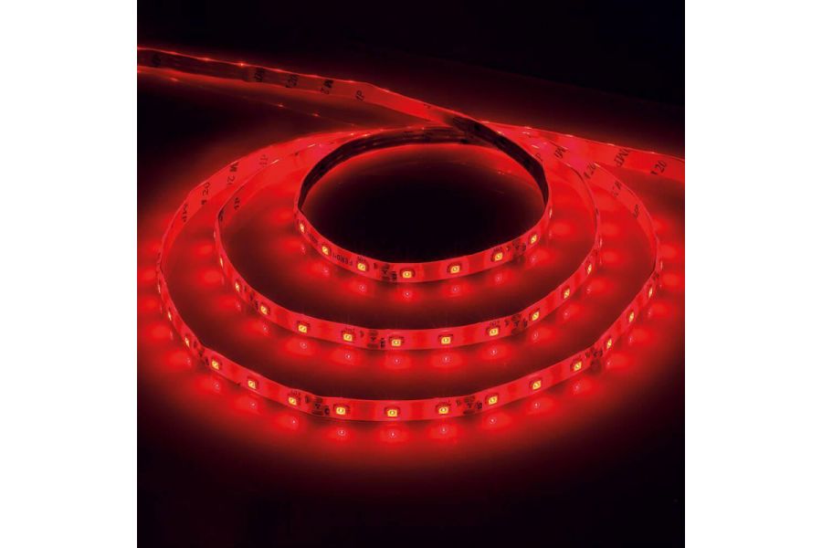 Светодиодная лента Feron 4,8W/m 60LED/m 2835SMD красный 5M LS603 27672