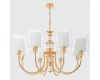 Подвесная люстра Crystal Lux ELENA SP8 GOLD