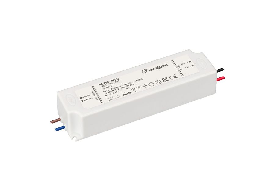 Блок питания Arlight ARPV-SP-12075 (12V, 6.3A, 75W) 045751