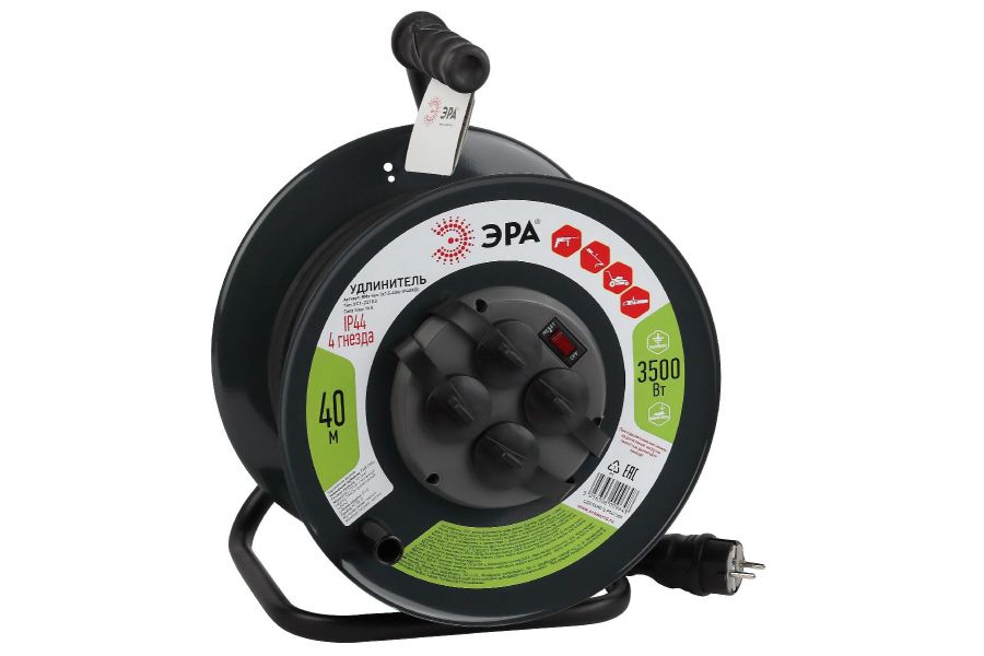 Удлинитель силовой Эра RMx-4es-3x1.5-40m-IP44(KG) Б0046848