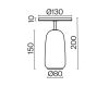 Настольная лампа Maytoni Umbra MOD522TL-L6GR3K