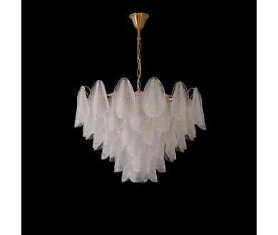 Подвесная люстра Crystal Lux EMILIA SP12 BRASS