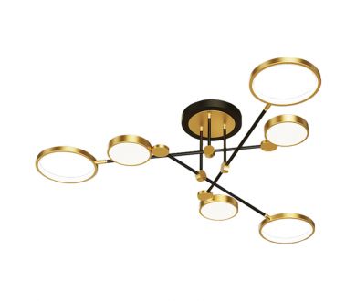 Купить Потолочная светодиодная люстра Lussole Loft Gilbert LSP-8433 Потолочная светодиодная люстра Lussole Loft Gilbert LSP-8433